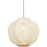 QAZQA Smart hanglamp naturel stof 48 cm incl. Wifi G95 - Rob Cene