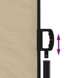  Bočna tenda na uvlačenje bež 140x1200 cm | shoptok.hr
