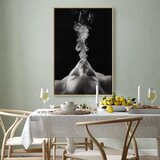  Slika - Smoke Cloud (1 Part) Vertical 40x60 U prirodnom drvenom okviru | shoptok.hr