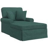  Naslonjač z krilom Temno zelena 91 x 157 x 91 cm blago, (5000133169) | Shoptok.si