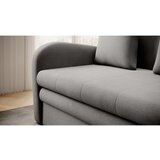 ELTAP Siva baršunasti sklopiva sofa 130 cm Ario – | shoptok.hr