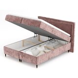 Maison de Rêve Rožnata boxspring postelja s prostorom za shranjevanje 180x200 cm Voyage – | Shoptok.si