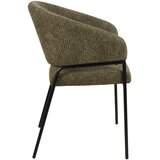 Hom`in naslanjač, les, kovina, tekstil zelena | Shoptok.si