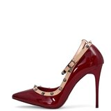 Resti Patent leather women's stiletto heels with studs Qoscalle | shoptok.hr