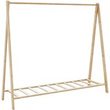 vidaXL Stalak za odjeću s policama 106x34x102 cm od bambusa | shoptok.hr