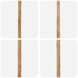  Vrtni suncobran Tamno siva Ø 217 x 230 cm bambus | shoptok.hr