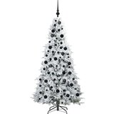 vidaXL Umetno Zložljivo Božično Drevo Zelena 180 cm PE in PVC | Shoptok.si