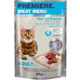 Premiere Cat Meat Menu Adult Govedina&Polenovka 85 g vrečka Cene