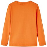  Dječja majica s dugim rukavima tamnonarančasta 116 | shoptok.hr