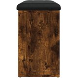  Klupa za cipele boja dimljenog hrasta 82x32x50 cm drvena | Eponuda.ba
