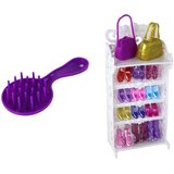  Igrača za igro Lucy s stojalom za veliko število copatkov - vijolična | Shoptok.si