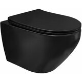 Diplon lil konzolna wc šolja set mat crna WS6405MB | ePonuda.com