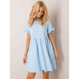 RUE PARIS Dress-RV-SK-5576.04-Light Blue | Shoptok.si