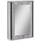 Maison Chic Kopalniška omarica - Kopalniški kabinet ogledalo siva sonoma 42x12x60 cm inženirski les, (21794631) Cene