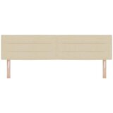  LED glava kreveta s LED trakama Krema 180 cm tkanina | shoptok.hr