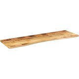 vidaXL Ploča za radni stol zaobljena 160x50x2,5 cm od drva manga | shoptok.hr