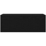 vidaXL Kupaonski zidni ormarić crni 80x25x30 cm izrađeno drvo | shoptok.hr
