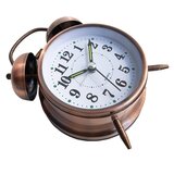 Generic 4-palčna retro budilka, budilka z dvojno uro, budilka brez tikanja, (21132463) Cene