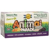 Nature's Plus Animal Parade Multivitamin, 180 žvečljivih tablet - grozdje, 180 pastil Cene