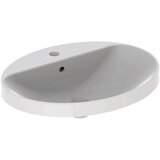 Geberit lavabo variform ugradni ovalni 600X480 sa prelivom i otvorom za slavinu Cene