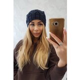 Kesi Cap with fleece Sonia K201 navy blue Cene
