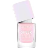 Catrice Sheer Beauties Nail Polish lak za nohte s prosojnim učinkom 10.5 ml Odtenek 040 fluffy cotton candy | Shoptok.si