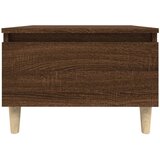  Stranska mizica 2 kosa rjav hrast 50x46x35cm inženirski les, (20712551) | Shoptok.si