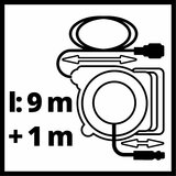 Einhell DLST 9+1, Automatski bubanj za crevo kompresora - (4138000) | ePonuda.com