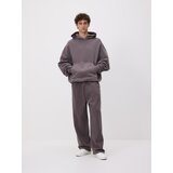 Reserved MEN`S JOGGING TOP - tamnosivo Cijene