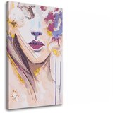  Slikanje po številkah PREMIUM GOLD - Ženska s cvetjem (set za) | Shoptok.si