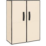 Maison Chic Omarica za obutev - Kopa za čevlje krem 60x28x90 cm iz blaga, (21776180) Cene
