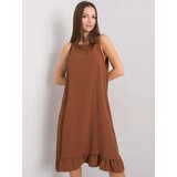 FANCY Dress-FA-SK-7086.08P-light brown | Shoptok.si