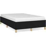 vidaXL Posteljni okvir črn 120x190 cm tkanina, (21142749) | Shoptok.si