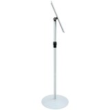  Stojalo za plakat srebrna 33 x 33 x 123 cm PVC in jeklo, (5000201128) | Shoptok.si