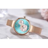 Naviforce Ženski sat sa plavim kućištem 5013 rose gold Cene