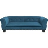 Krevet za pse plavi 95 x 55 x 30 cm baršunasti | shoptok.hr