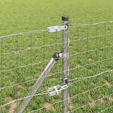  Vanjska Euro ograda za fiksiranje u tlo 10 x 0,8 m Srebrna | shoptok.hr