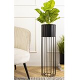 Metalna saksija LOFT 70x20 cm crna | Eponuda.com