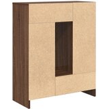  Komoda s ladicama i vratima smeđi hrast 73x31x90 cm | shoptok.hr