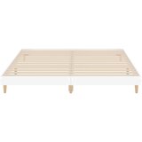  Okvir za krevet bijeli 200 x 200 cm od konstruiranog drva | shoptok.hr