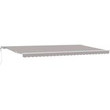  Povlačivi tende Svjetlosiva 600 × 350 cm Tkanina i Aluminij | shoptok.hr