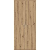 vidaXL Highboard Umetniški hrast 80x39x178 cm Inženirski les | Shoptok.si