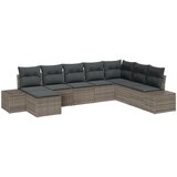 vidaXL 8-dijelni kauč set s jastucima siva poli ratan | shoptok.hr