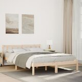  Dugi okvir kreveta bez madraca 160 x 210 cm masivna borovina | shoptok.hr