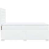 vidaXL Krevet s oprugama i madracem bijeli 90 x 190 cm od umjetne kože | shoptok.hr