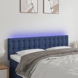 LED uzglavlje plavo 144x5x78/88 cm od tkanine | shoptok.hr