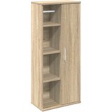 Maison Chic Kopalniška omarica - Kopalniški kabinet z držalom za zvitke sonoma hrast 39x22x90 cm, (21788461) Cene