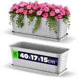 KADAX balkonski cvetlični lonec s stojalom za rože, ograja 40 cm, (5000352595) | Shoptok.si