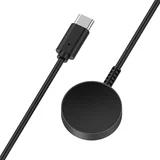 polnilec za Samsung Galaxy Watch 4/4 Classic/ 5/5 Pro/6/6 Classic, Črn