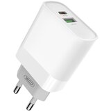XO stenski polnilec USB in tipC , QC in PD hitro polnjenje 3.0 20W | Shoptok.si